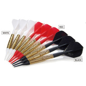 GRANDARTS黄铜镖镖杆镖叶一体镖 电子软靶训练镖练习镖软镖三支装