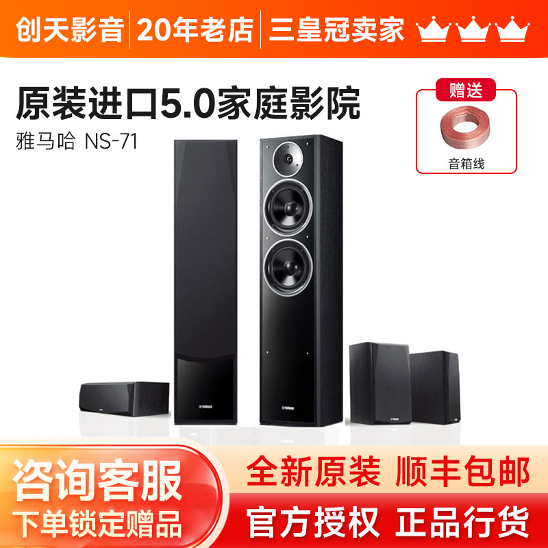 Yamaha/雅马哈 NS-71hifi套家庭影院音箱套装客厅落地式5.1音响