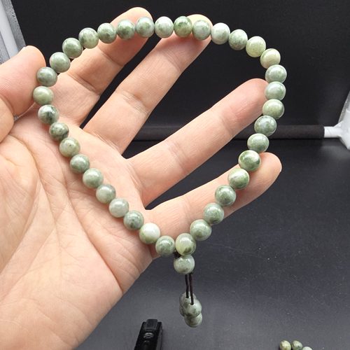 独山玉独玉多色料圆珠念珠手持佛珠链佛珠串