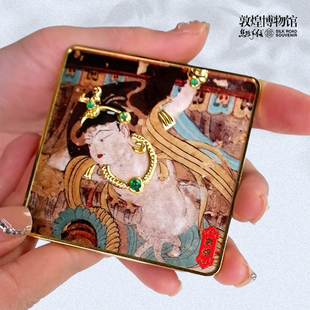 饰物 敦煌博物馆院文创浮雕反弹琵琶金属冰箱贴厨房入户门收藏装
