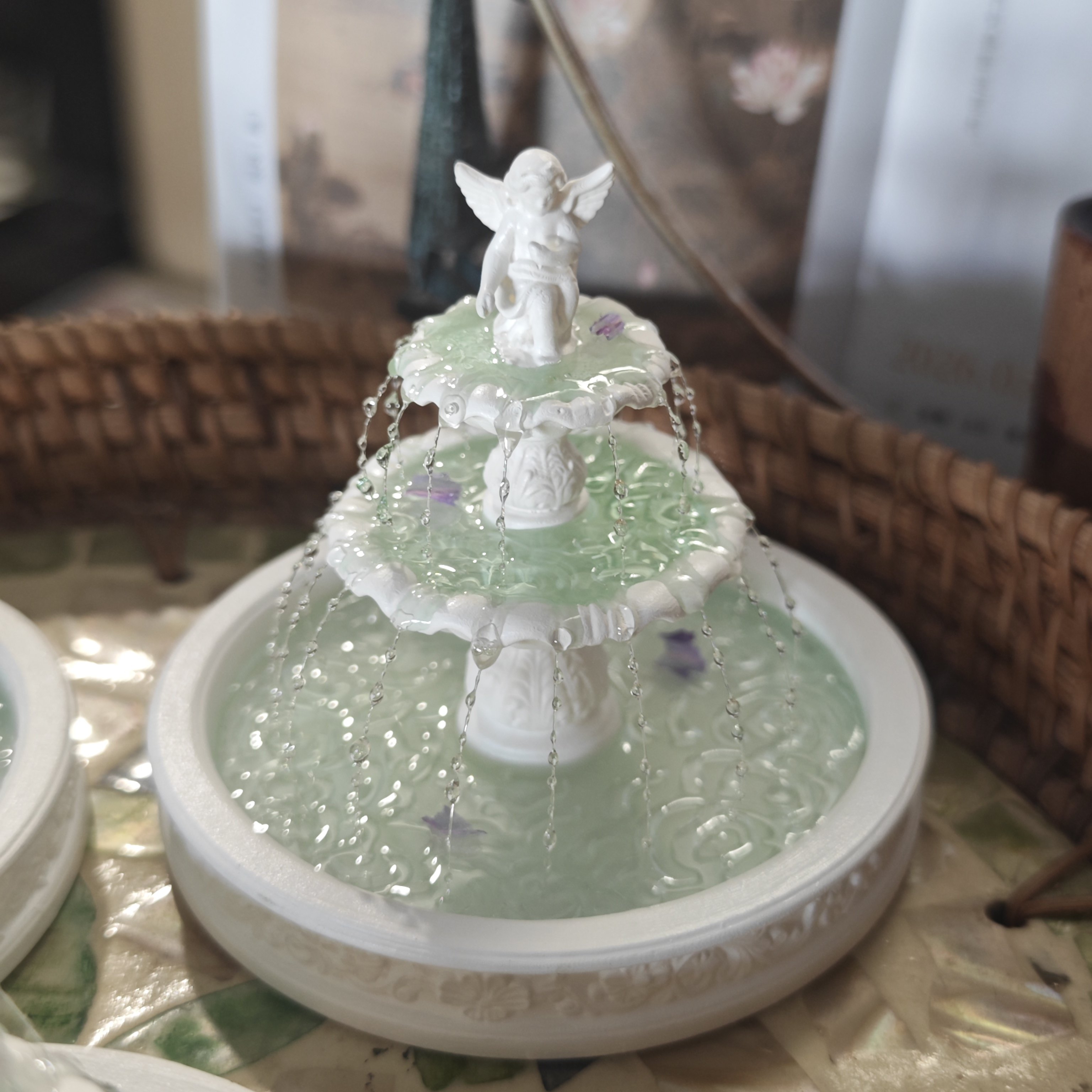 3D打印欧式树脂喷泉摆件定制图片