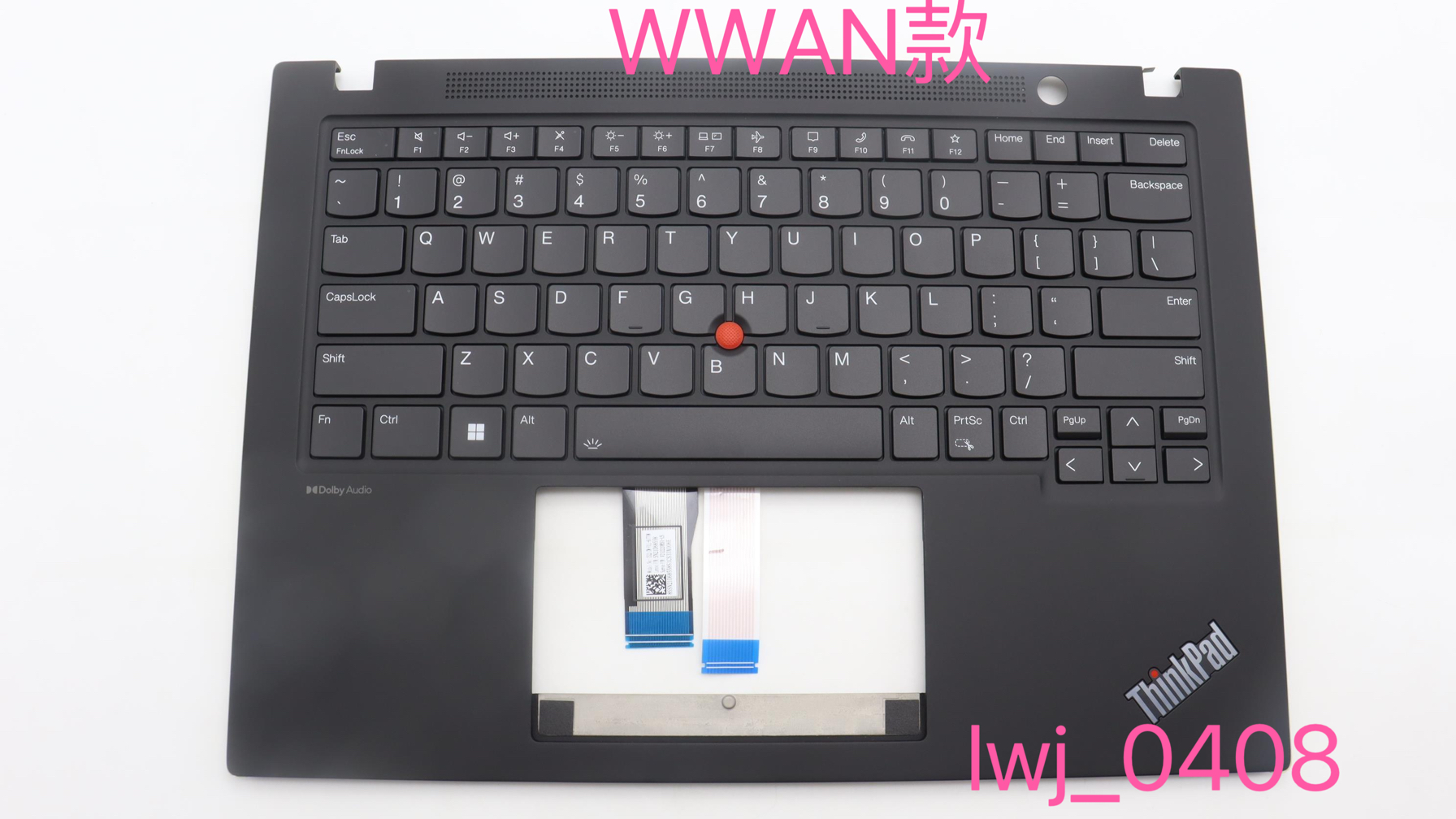 T14sGen4C壳键盘WWAN掌托外壳