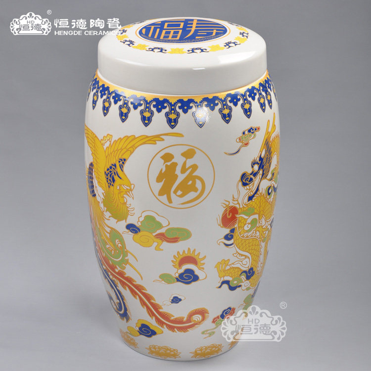 骨灰坛陶瓷瓮金斗 骨灰罐 大号骨灰金缸 骨灰坛 骨灰金塔 骨灰瓮