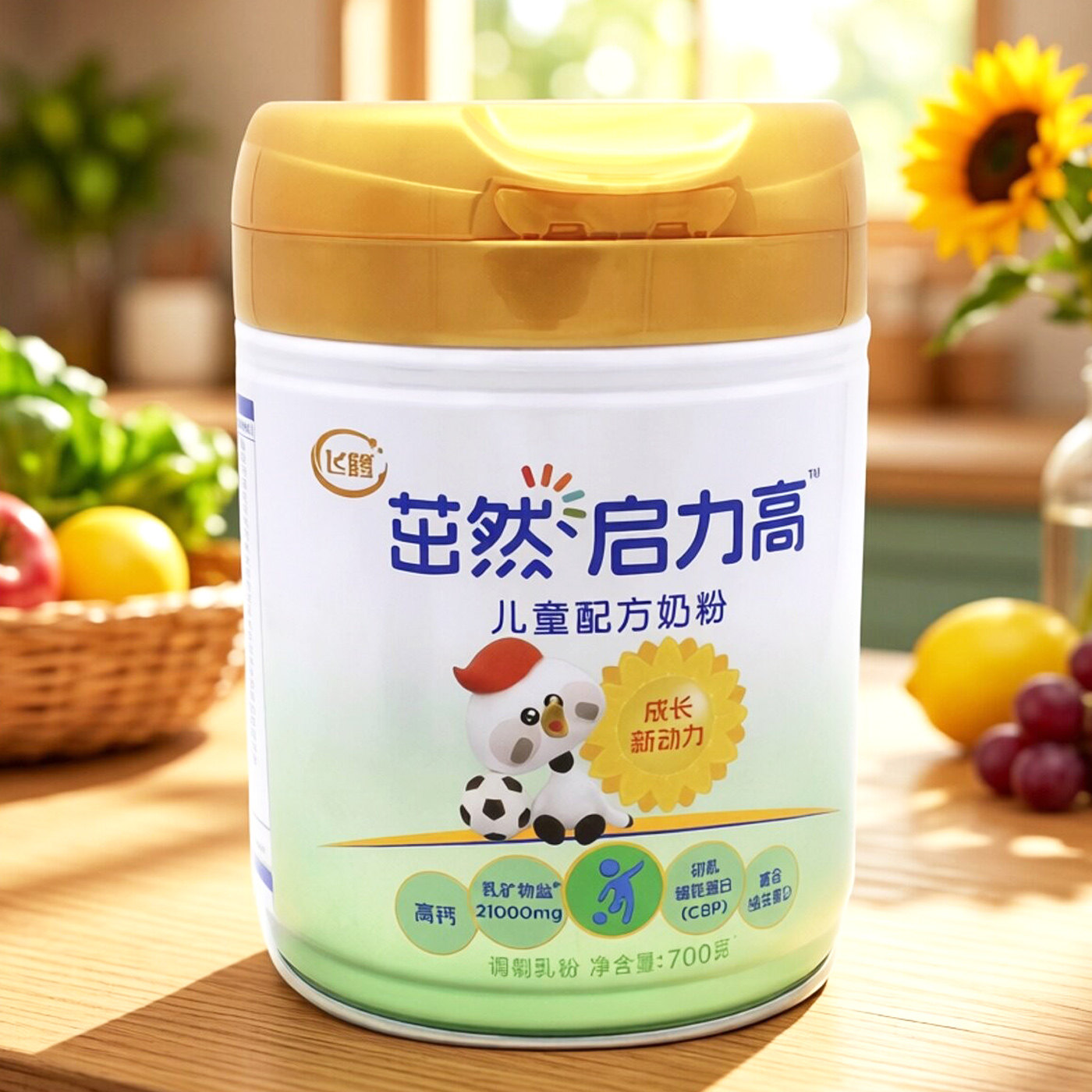 飞鹤茁然启力高儿童配方奶粉700g成长实体店发货底部扫码追溯