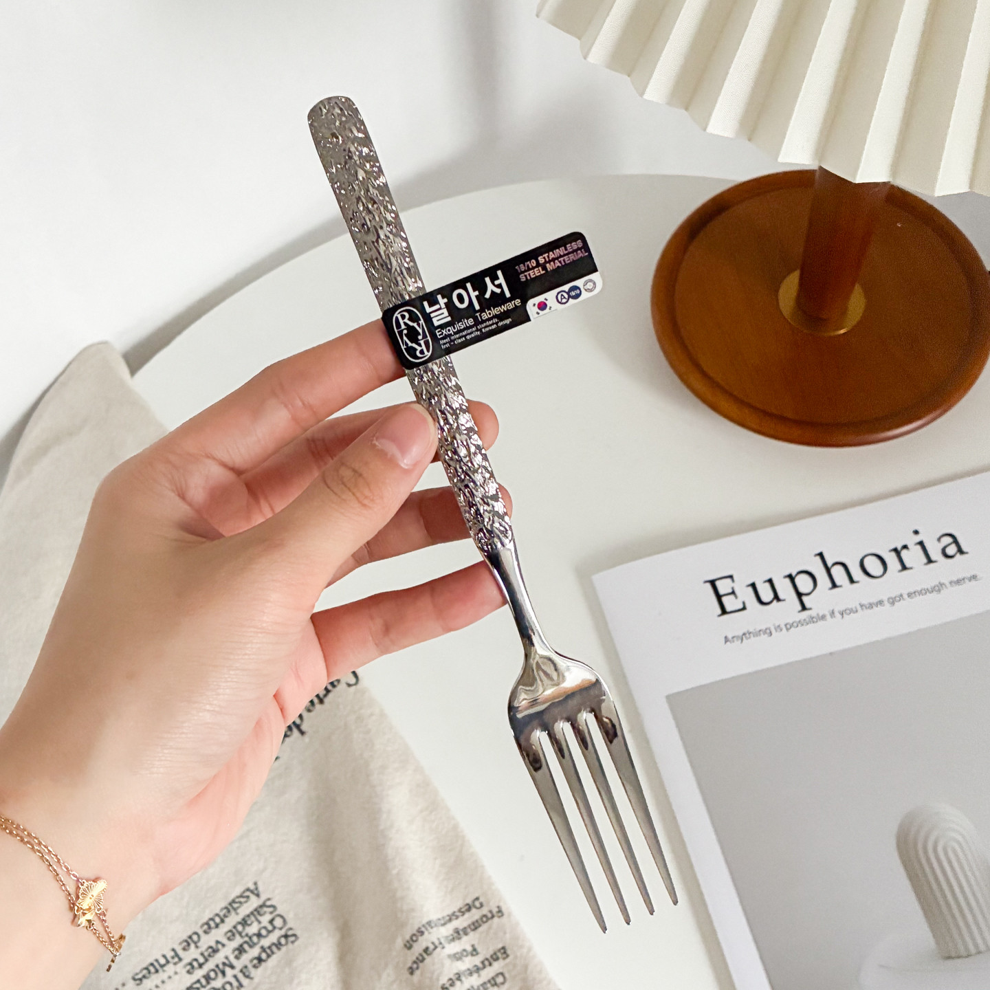 外贸原单304不锈钢长柄餐叉锤纹精致西餐叉子套装精致家用意面ins,餐饮具,西餐餐叉,淘宝优惠券,粉丝福利购,淘宝优惠卷