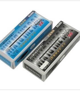 文正2001圆珠笔替芯107笔芯0.7mm按动 100支/盒 红蓝黑色绿色紫