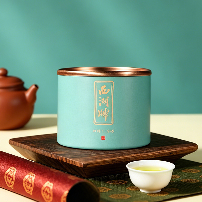 2026新茶西湖牌特级碧螺春品鉴装小罐装茶叶春茶绿茶罐装图片