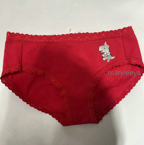 黛安芬女士内裤全棉中国红