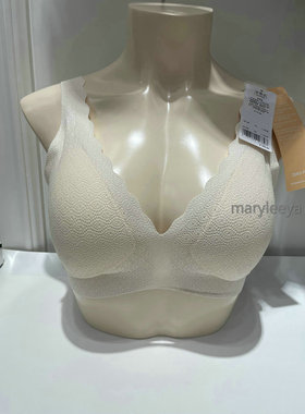 黛安芬专柜正品SLOGGI现货蕾丝零感无痕 运动背心88-296