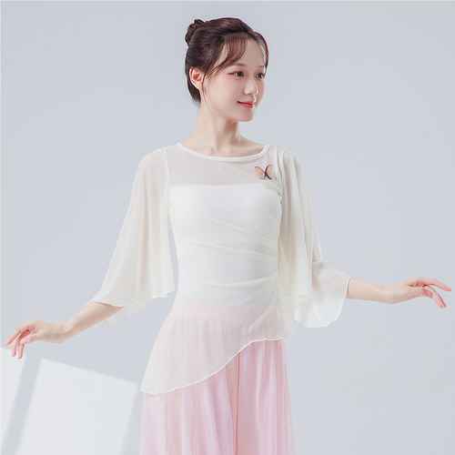 古典舞练功服蝴蝶抽绳仙气舞蹈服