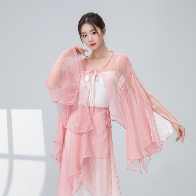 中国舞身韵飘逸练功服上衣古典舞