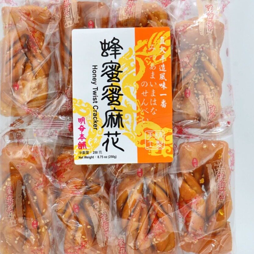 台湾进口 明奇本铺蜜麻花 蜂蜜蜜麻花 248g/袋