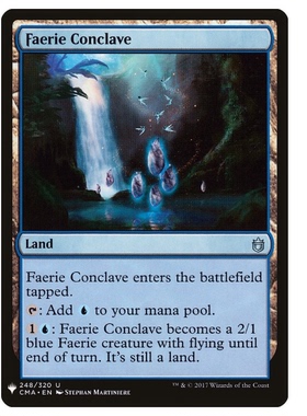 牌客窝 万智牌  仙灵议场 Faerie Conclave 银 地