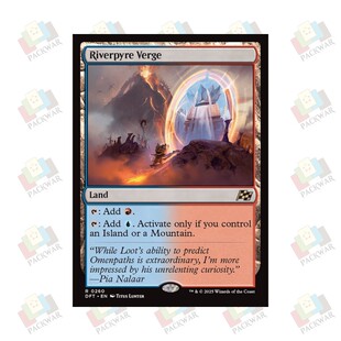 牌客窝 万智牌 溪炎边陲 Riverpyre Verge  金  地 闪