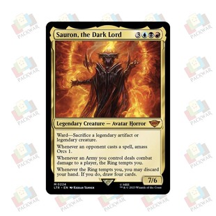 Sauron 多色 牌客窝 黑暗魔君索隆 Lord 秘稀 Dark 万智牌 the