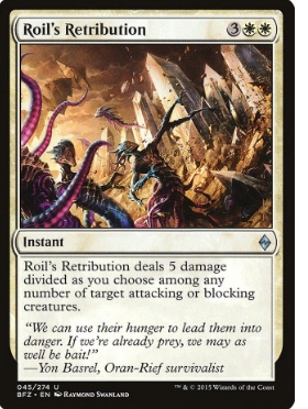 牌客窝 万智牌  狂搅应报 Roil's Retribution 银 白 简中 BFZ