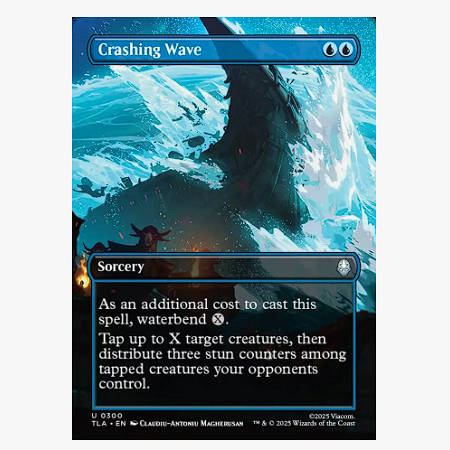 牌客窝  万智牌 翻涌水浪 Crashing Wave 银 蓝 闪