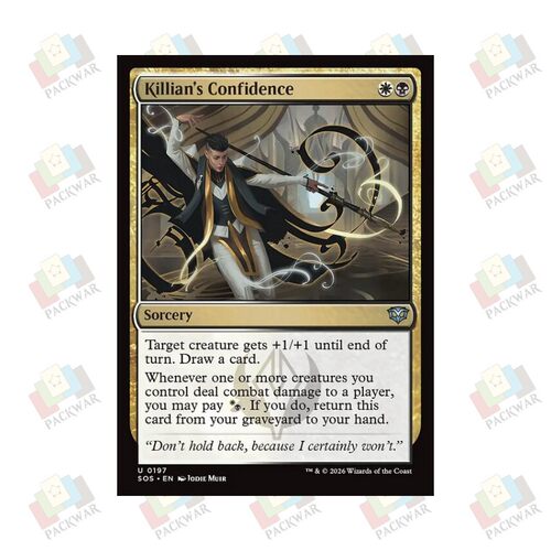 牌客窝 万智牌 齐力安的信任 Killian's Confidence 银 多色 闪