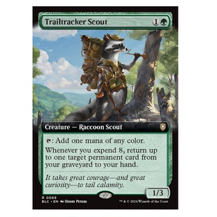 牌客窝 万智牌 逐迹斥候 Trailtracker Scout 金 绿