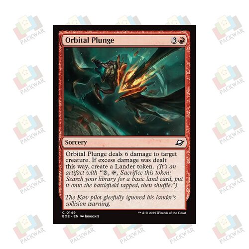 牌客窝 万智牌 轨道急坠 Orbital Plunge 铁 红 闪