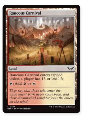 牌客窝 万智牌 哑声狂欢地 Raucous Carnival 铁 地