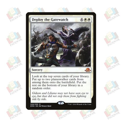 牌客窝 万智牌 守护者登场 Deploy the Gatewatch 秘稀 白 闪