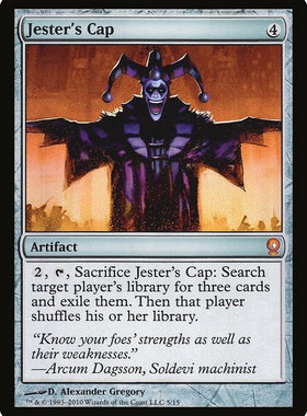 牌客窝 万智牌  小丑帽  Jester's Cap 秘稀 无色 闪