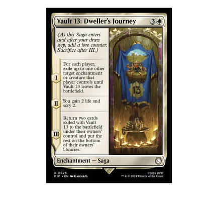 万智牌 13号避难所：居民旅途 Vault 13: Dweller's Journey 金白