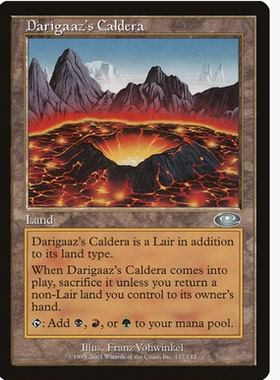 牌客窝 万智牌  达里迦的火山口 Darigaaz's Caldera 银 地
