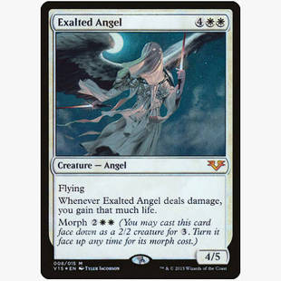 牌客窝 万智牌 昂扬天使 Exalted Angel 秘稀 白