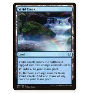 万智牌 银 虹霓小溪 Creek 地 Vivid 牌客窝