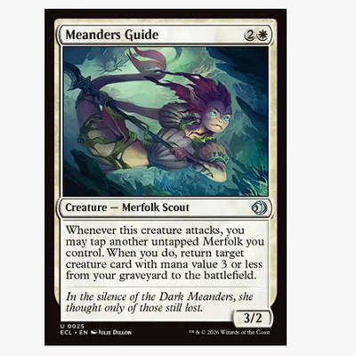 牌客窝 万智牌 漫流向导 Meanders Guide 银 白