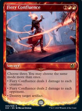 牌客窝 万智牌  焰流交汇 Fiery Confluence  金 红色