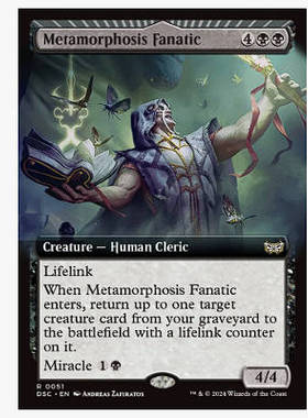 牌客窝 万智牌 异变狂热 Metamorphosis Fanatic 金 黑