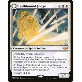 牌客窝 万智牌 忠信判官 Faithbound ]udge 秘稀 白色