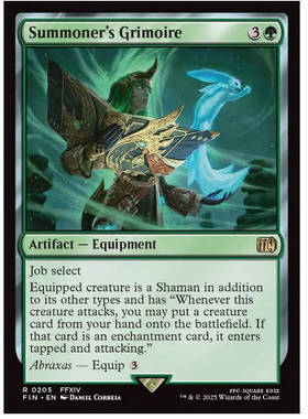 牌客窝 万智牌 召唤师的魔导书 Summoner's Grimoire 金 绿