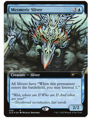 牌客窝 万智牌 催眠裂片妖 Mesmeric Sliver 金 白