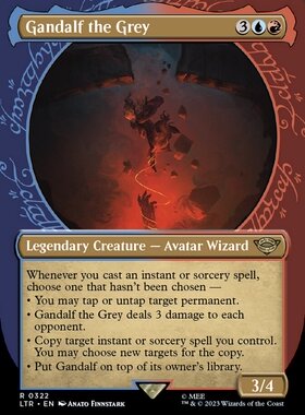 牌客窝 万智牌  灰袍甘道夫 Gandalf the Grey 金 多色