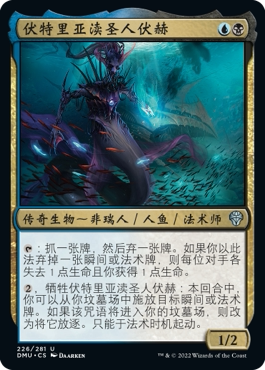 万智牌  伏特里亚渎圣人伏赫  Vohar,Vodalian Desecrator 银 多