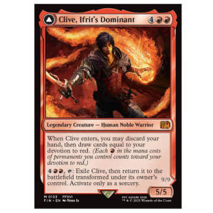 万智牌 伊弗利特显化者克莱夫 Clive, Ifrit's Dominant  秘稀 红