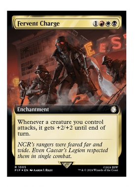 牌客窝 万智牌 激昂冲锋 Fervent Charge 金 多色  闪