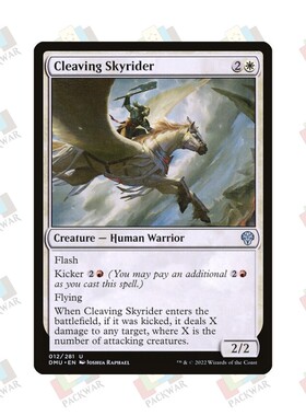 牌客窝 万智牌 挥扫驭空兵 Cleaving Skyrider 银 白 闪