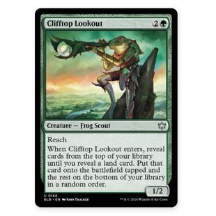 牌客窝 万智牌 崖顶警戒员 Clifftop Lookout 银 绿色