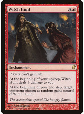 牌客窝 万智牌 猎巫  Witch Hunt 金 红