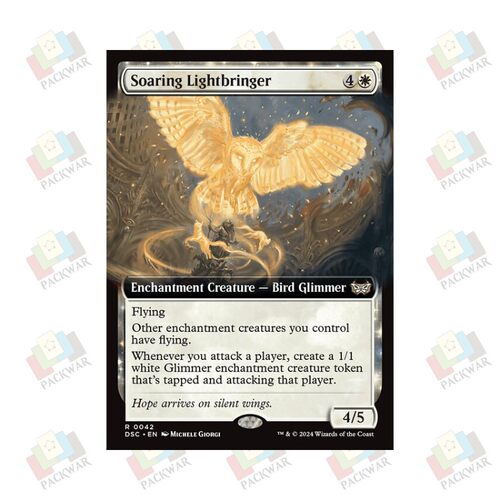 牌客窝 万智牌 翱翔光照体 Soaring Lightbringer 金 白 闪