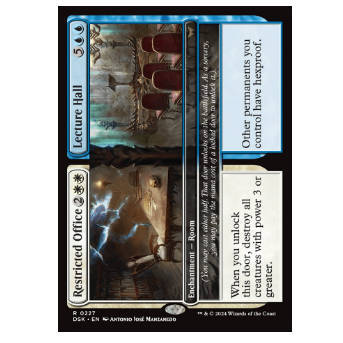 牌客窝 万智牌 禁闯丈室 Restricted Office 金 多色 闪