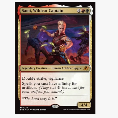 牌客窝 万智牌 私掠队长萨米 Sami, Wildcat Captain 秘稀 多色闪