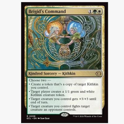 牌客窝 万智牌 布丽姬的指命 Brigid's Command 金 多色