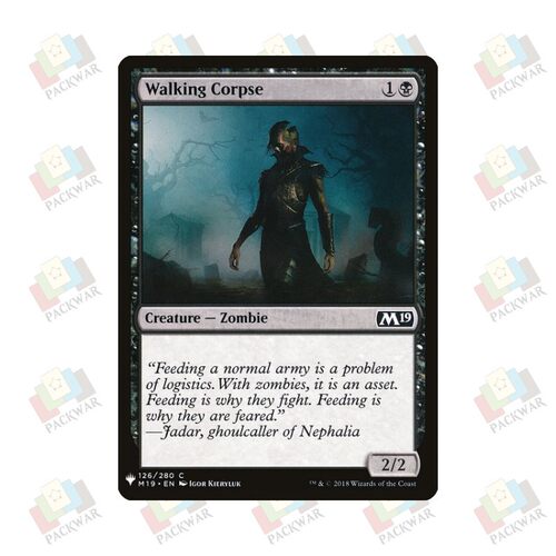 牌客窝 万智牌 行尸 Walking Corpse 铁 黑 闪