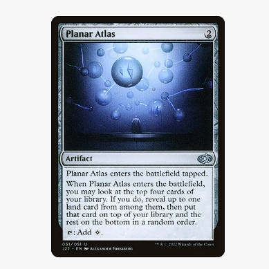 牌客窝 万智牌 时空图集 Planar Atlas 银 无色